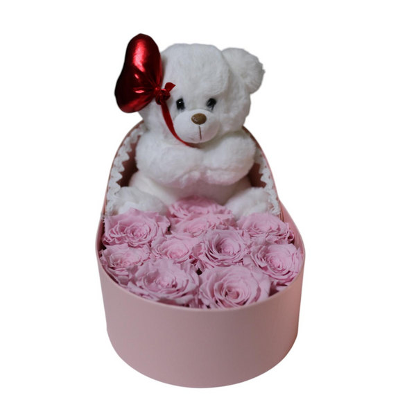 Coffret naissance rose