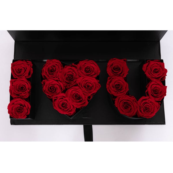 Black I LOVE YOU box