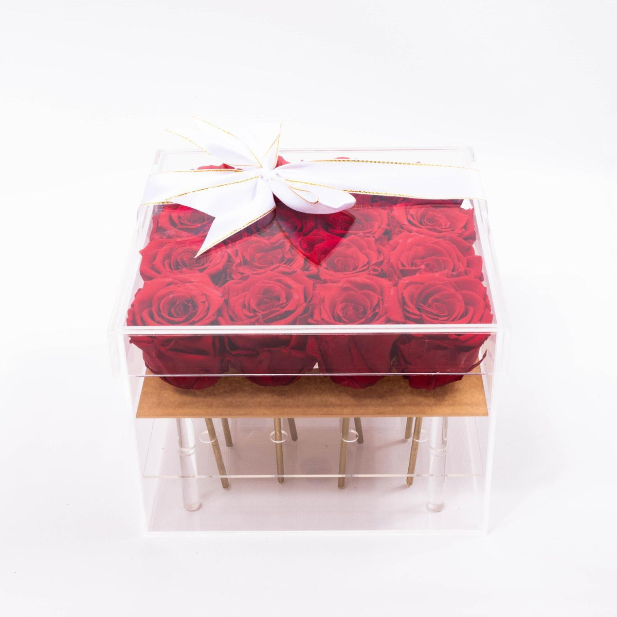 Square plexiglass box